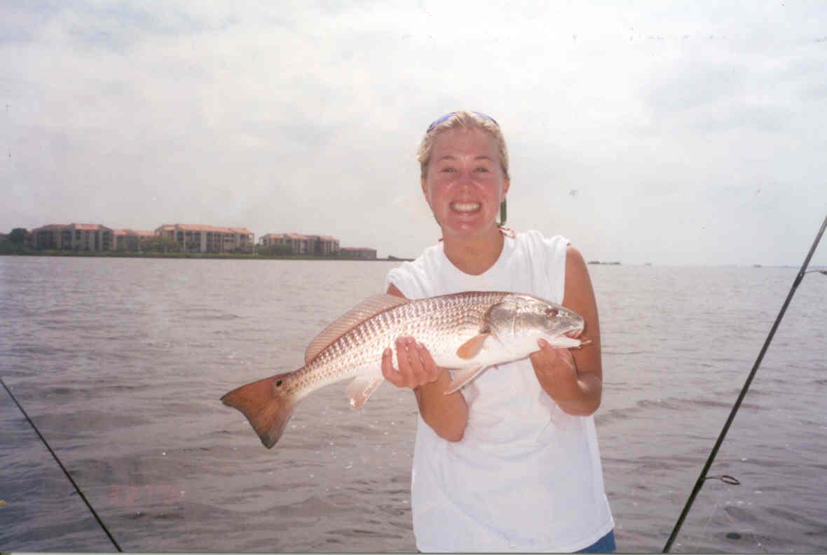 erin with redfish